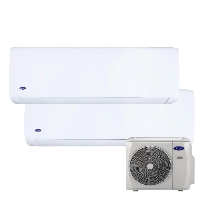 Carrier 開利 2匹變頻淨冷多聯型分體式冷氣機 42KHG009DSM x 2 + 38KUS018DS2