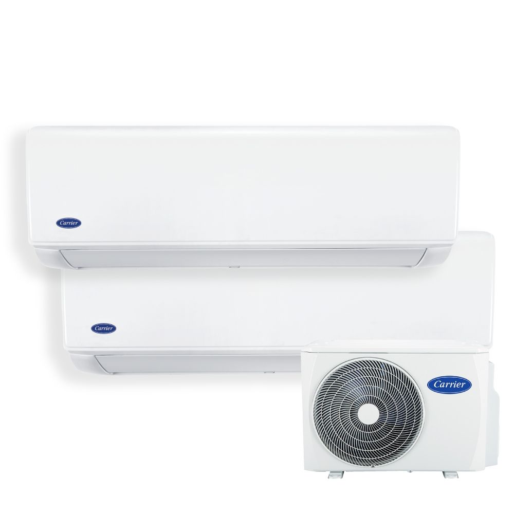 Carrier 開利 1匹+1.5匹變頻冷暖多聯型分體式冷氣機 42QHG009DSM + 42QHG012DSM + 38QUS027DS3